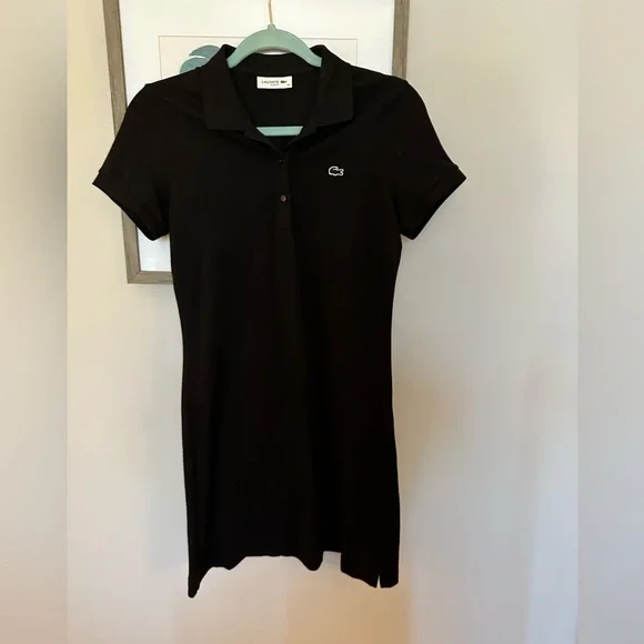Lacoste | Dresses | Black Slim Fit Lacoste Dress | Poshmark